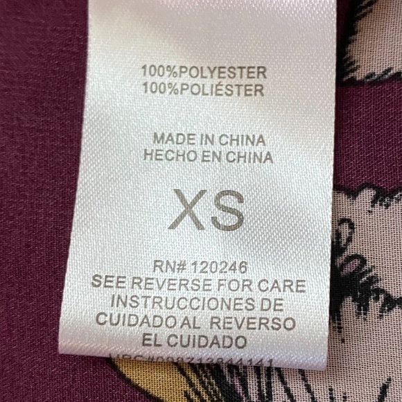 Wallflower‎ Women's Open Front Floral Boho Kimono Sz. XS NWOT - Picture 6 of 7